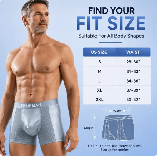 BEST DEAL 70% OFF + π NORXIL Premium Breathable Leak-Proof IceSilk Boxer - 100% Invisible Smart Protection