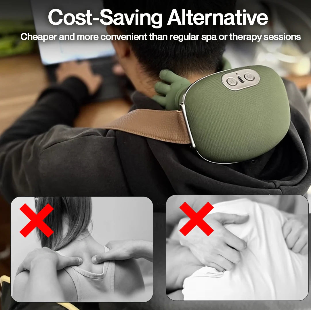 Real Relief - Portable Neck and Back Relaxing Massager