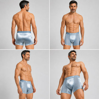 BEST DEAL 70% OFF + 🎁  NORXIL Premium Breathable Leak-Proof IceSilk Boxer - 100% Invisible Smart Protection