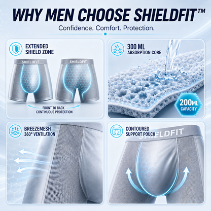 BEST DEAL 80% OFF 🔥 SHIELDFIT™ Premium Leakproof Bamboo IceSilk Boxer