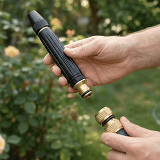 2026 VERSION - 80% OFF🔥Heavy Duty Adjustable Twist Hose Nozzle 🚀10X Higher Pressure |3 Spray Modes | Heavy-Duty Metal Body
