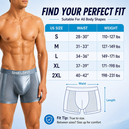 BEST DEAL 80% OFF 🔥 SHIELDFIT™ Premium Leakproof Bamboo IceSilk Boxer