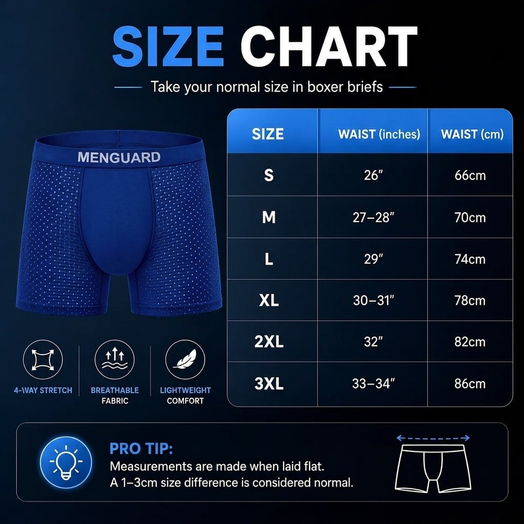 EXCLUSIVE 80% OFF🔥 2026 PREMIUM IceSilk Leakproof Boxer Briefs 💧 Up to 300mL Absorbency | Cooling IceSilk Comfort