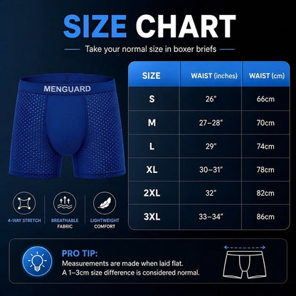 EXCLUSIVE 80% OFF🔥 2026 PREMIUM IceSilk Leakproof Boxer Briefs 💧 Up to 300mL Absorbency | Cooling IceSilk Comfort