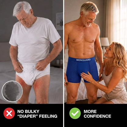 EXCLUSIVE 80% OFF🔥 2026 PREMIUM IceSilk Leakproof Boxer Briefs 💧 Up to 300mL Absorbency | Cooling IceSilk Comfort