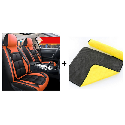 All-Season Full-Coverage Leather Car Seat Cover
