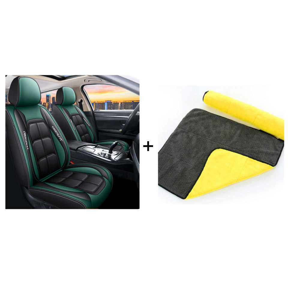 All-Season Full-Coverage Leather Car Seat Cover