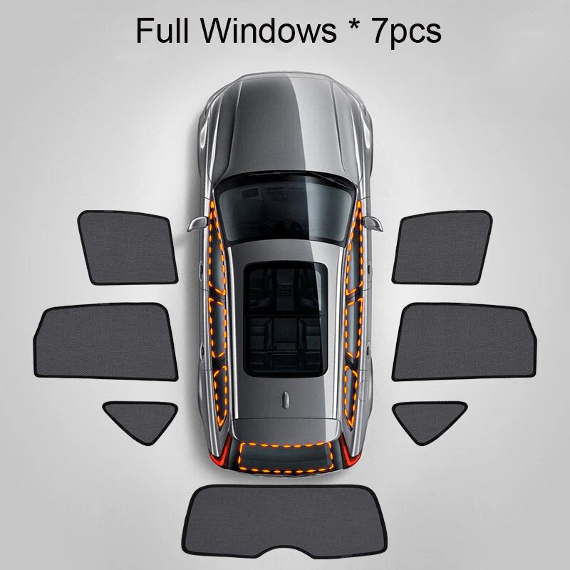 2026 Custom Car Side Magnetic Window Sunshade Curtain